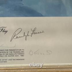 The Transglobe Expedition Signed Robert Taylor, Raising The Flag Ranulph Fiennes