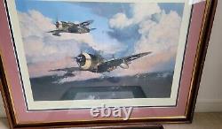 The Wolfpack by Robert Taylor aviation art signed by Zemke's Wolf Pack Aces