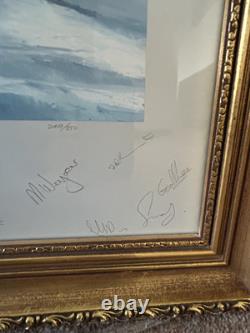 Transglobe Expedition Signed Robert Taylor print Raising The Flag 1982 Fiennes