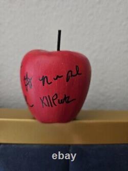 Twilight Cast SIGNED Apple Robert Pattinson Autograph Kristen Stewart Auto