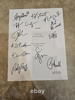 Twilight New Moon Cast SIGNED Script Robert Pattinson Autograph