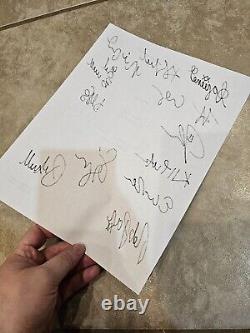 Twilight New Moon Cast SIGNED Script Robert Pattinson Autograph