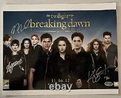 Twilight Robert, Kristen, Taylor, Nikki, Ashley, Peter Autographed Photo COA