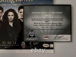 Twilight Robert, Kristen, Taylor, Nikki, Ashley, Peter Autographed Photo COA