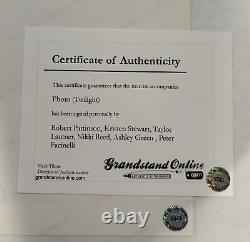 Twilight Robert, Kristen, Taylor, Nikki, Ashley, Peter Autographed Photo COA