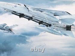 Unique Signed Robert Taylor Presentation Copy Lithograph to RAF Base Tornado F2s