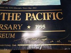 VICTORY IN THE PACIFIC Fiftieth Anniversary WWII Print SIGNED by Artist R Taylor