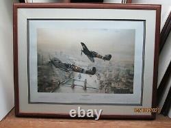 VICTORY SALUTE, SIGNED ROBERT TAYLOR, COMMEMORATIVE 5- SIGNATURE print