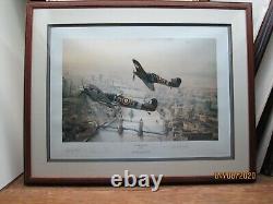 VICTORY SALUTE, SIGNED ROBERT TAYLOR, COMMEMORATIVE 5- SIGNATURE print