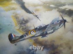 Victory Over Dunkirk by Robert Taylor Limited Edition Artist & Ace Signed Print