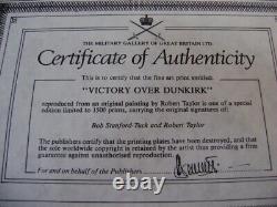 Victory over Dunkirk by Robert Taylor Signed limited edition Pilot signed