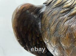 Vigilance 16 American Bald Eagle Bronze Sculpture Signed Robert Taylor 30 Lb