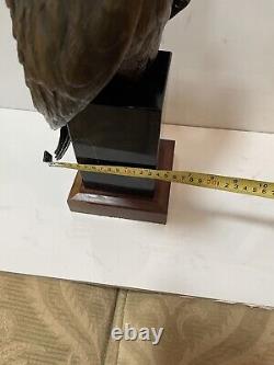 Vigilance 16 American Bald Eagle Bronze Sculpture Signed Robert Taylor 30 Lb
