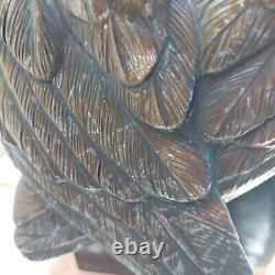 Vigilance Large American Bald Eagle Bronze Sculpture Signed Robert Taylor 30 Lb