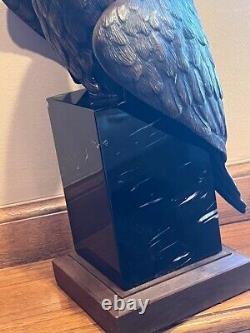 Vigilance Large American Bald Eagle Bronze Sculpture Signed Robert Taylor 30 Lb