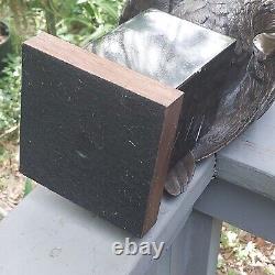 Vigilance Large American Bald Eagle Bronze Sculpture Signed Robert Taylor 30 Lb