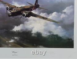WELLINGTON by Robert Taylor WW2 bombers signed Bill Townsend Arthur Harris