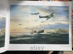 WW2 BOB Fighter aces Multiple signed Robert Taylor Air Combat Paintings Book