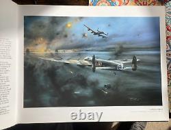 WW2 BOB Fighter aces Multiple signed Robert Taylor Air Combat Paintings Book