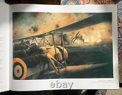 WW2 BOB Fighter aces Multiple signed Robert Taylor Air Combat Paintings Book