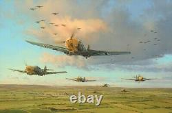 WW2 Bf109s Luftwaffe'Air Armada' Limited Edition Print by Robert Taylor
