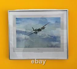 WW2 RAF MOSQUITO LEONARD CHESHIRE VC Signed Robert Taylor print FRAMED