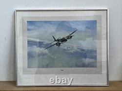 WW2 RAF MOSQUITO LEONARD CHESHIRE VC Signed Robert Taylor print FRAMED