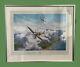 Ww2 Raf Spitfire Douglas Bader Johnnie Johnson Signed Robert Taylor Print Framed