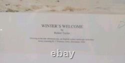 Winters Welcome by Robert Taylor Signed, Limited Ed. W COA #828/1250