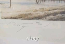 Winters Welcome by Robert Taylor Signed, Limited Ed. W COA #828/1250