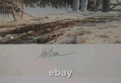 Winters Welcome by Robert Taylor Signed, Limited Ed. W COA #828/1250
