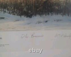 Winters Welcome by Robert Taylor Signed, Limited Ed. W COA #828/1250