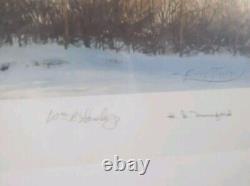Winters Welcome by Robert Taylor Signed, Limited Ed. W COA #828/1250