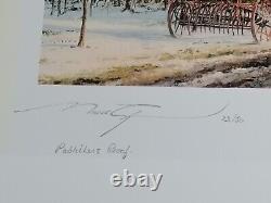 Winters Welcome print by Robert Taylor 23/50 limited edition signed