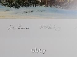 Winters Welcome print by Robert Taylor 23/50 limited edition signed