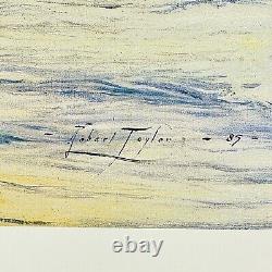 ATTAQUE DU TYPHON par Robert Taylor WWII Signé par Beaumont Impression 1985 Éd. Limitée COA