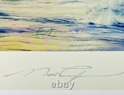 ATTAQUE DU TYPHON par Robert Taylor WWII Signé par Beaumont Impression 1985 Éd. Limitée COA