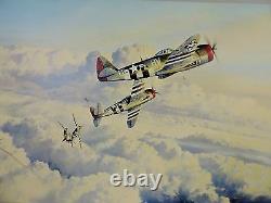 Affiche de collection de l'aviation de la Seconde Guerre mondiale de Robert Taylor Zempke's Wolfpack, MINT.