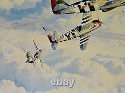 Affiche de collection de l'aviation de la Seconde Guerre mondiale de Robert Taylor Zempke's Wolfpack, MINT.