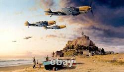 As du Front de l'Ouest par Robert Taylor signé par les As de la Luftwaffe de la Seconde Guerre mondiale