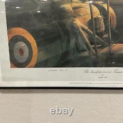 Attaque de Poisson Épée à Tarente - Impression Signée par l'Amiral R. Janvrin et le Commandant C. Lamb