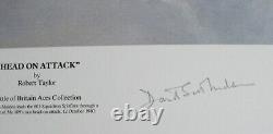 Attaque de front par Robert Taylor avec impression signée par un pilote COA