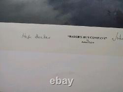 BADERS BUS COMPANY ÉDITION LIMITÉE IMPRESSION par ROBERT TAYLOR + COA