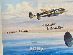 Bogeys! À onze heures, haut Robert Taylor COA Signé Art Print Jamais Accroché