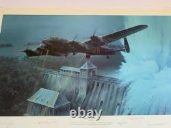 Briser le barrage d'Eder Impression par Robert Taylor, Édition de collection, 349/350, 617 Sqn