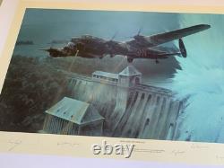 Briser le barrage d'Eder Impression par Robert Taylor, Édition de collection, 349/350, 617 Sqn