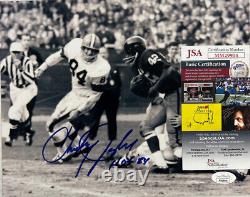 Charles Robert Taylor Washington Redskins Photo 10x8 Signée Autographiée JSA COA