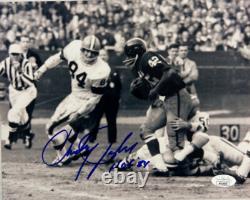 Charles Robert Taylor Washington Redskins Photo 10x8 Signée Autographiée JSA COA