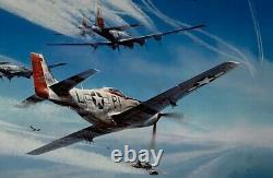 Chasseurs à réaction Robert Taylor 14 SIGNATUR P-51 Maîtres de l'Air Aviation Art Print