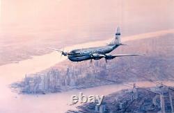 Clipper Morning Star par Robert Taylor, impression d'art aéronautique Stratocruiser
